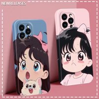 Anime Series Mingqing Cô Gái Dễ Thương Thích Hợp Cho Apple 15promax Vỏ Điện Thoại iPhone14 Plus Phim Hoạt Hình 13 / 12 / 11Pro Vỏ Bảo Vệ XS Lỗ Chính Xác Mini Bao Gồm Tất Cả Chống Sốc XR 7 Cứng 8 Vỏ Nữ Cao Cấp