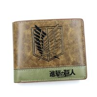 Anime Tấn Công Titan Ví Ngắn Học Sinh Anime Ví Kaki Dompet