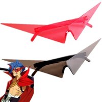 Anime Tengen Toppa Gurren-Lagann Cosplay Kamina Glasses Eyewear Sunglasses Props Unisex Funny Party Decor Halloween ACG