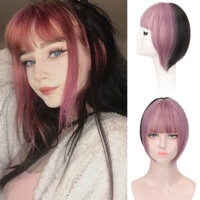Anime Tóc Giả Cos Đôi Ghép Tóc Giả Lưu Hải Nữ Tự Nhiên Đỉnh Đầu Bổ Sung Khối Che Tóc Trắng Tóc Mái Tóc Gi