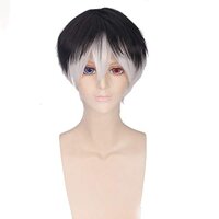Anime Tokyo Ghoul Re Sasaki Haise Short Wig Cosplay Costume Ken Kaneki Heat Resistant Synthetic Hair Men Women Cosplay Wigs