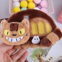 Anime Totoro Xe Buýt Ví Đựng Tiền Xu Sang Trọng Ví Nữ Bé Gái Tai Nghe Đồng Xu Chìa Khóa Tiền Túi Bảo Quản Dây Kéo Túi profatvn