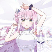 Anime Xanh Lưu Trữ Misono Mika Vỏ Gối Nhật Bản Vỏ Gối Trang Trí Chăn Ga Gối Full Gối