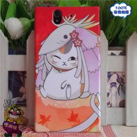 Anime Xperia Sony Z345/XZ123P Ốp Điện Thoại Bộ Bảo Hộ Tài Khoản Bạn Bè Natsume Mèo Cũ