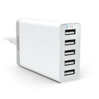 Anker 40W 5 port charger - Sạc đa năng Anker 5 cổng cao cấp