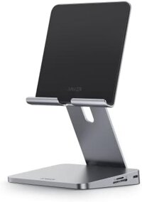 Anker, 551 USB-C Hub (8 trong 1), Đế gập máy tính bảng, Dock, HDMI 4K, 2 cổng USB-A, phù hợp cho iPad Pro gen 5 / iPad Air gen 5 / iPad Mini gen 6 (Màu bạc)