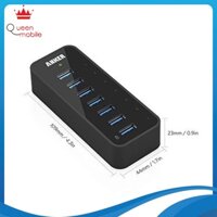 Anker 7-Port USB 3.0 Data Hub with 36W Power Adapter - Bộ chia usb 7 cổng 3.0 [Queen Mobile]