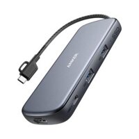 Anker A8347 – Hub chuyển đổi Anker USB C kiêm ổ cứng di động SSD 256Gb 4 in 1 có HDMI 4K, PD 100W, 2 Usb A