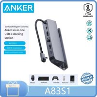 Anker A83S1 dock 6 trong 1 USB-C giao diện Hub thích hợp cho máy chơi game cầm tay Giao diện TypeC UDB3.0 hỗ trợ sạc nhanh 90W