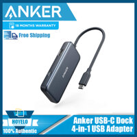 ANKER Đầu Chuyển Đổi USB C Hub 4 Trong 1 Với 4K USB C Sang HDMI 2 Cổng USB 3.0 60W Cho MacBook Pro 2016 / 2017 / 2018 / ChromeBook / XPS / More Dụng Cụ Chặn Cửa Chuyên Dụng Tiện Lợi