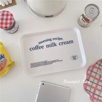 [anla.decor]_Khay đựng đồ đa năng “ Coffee milk cream “