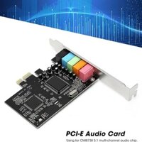 An.mart PCI-E 5.1 Card âm thanh Máy tính PCIE 5.1 Kênh ✷ ❈ Âm thanh 6 kênh ✷ ❈ Trò chơi Âm nhạc Thẻ âm thanh kỹ thuật số PCI Express 5.1 CH 24Bit AM