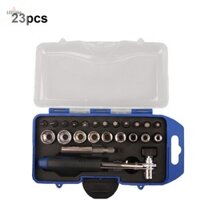 【ANME】Mini Ratchet Bits Set Cross Screwdriver Bits Pozi Bits Rubber Batch Handle