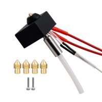 Ann Nâng Cấp Hotend Kit Cho Neptune 3 Máy In 3D Phần Nhiệt Điện Trở Khối Sưởi Với 4 Bộ Vòi Phun Bằng Đồng