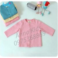 [Anna Kids]  Haki_ Áo khoác cho bé vải sợi tre chần bông viền cổ Haki - Bamboo BB017 [HÀNG ĐẸP CHUẨN]