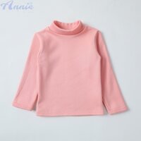 Annie Áo Thun Tay Dài Bằng Vải Nhung Dày Dặn Giữ Nhiệt Dành Cho Bé Trai Bé Gái