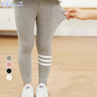Annie Quần legging bé gái Quần màu trơn Quần legging kiểu dáng bé gái Quần bó cho trẻ em vừa và nhỏ