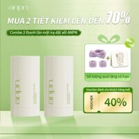 anpn COMBO 2 Thanh Lăn Mặt Nạ Đất Sét Trắng 40g - Hỗ trợ Làm Sạch Sâu, Cải Thiện Lỗ Chân Lông, Cân Bằng Dầu