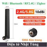 Anten 2.4G/5.8Ghz 10dBi 15cm kim trong, anten wifi, zigbee