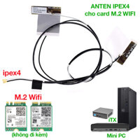 Anten dán trong ipex4 cho card M.2 Wifi ngff, tăng tốc độ thu wifi cho máy tính PC, mini pc, itx