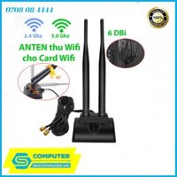 Anten kép 6 Dbi tăng tốc mạng wifi cho máy tính PC, Card Wifi