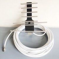 Anten thông minh thu sóng DVB T2 + 15m dây cáp ( đã gia cố , chống nước, chống sước