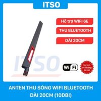 Anten thu sóng WIFI Bluetooth 10dBi (Lỗ bên trong) – Màu đỏ
