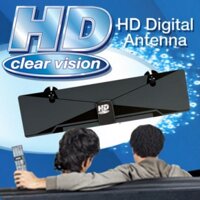 Anten truyền hình kỹ thuật số mặt đất DVB-T2 HD Clear Vision lắp đặt trong nhà nhỏ gọn bắt sóng khỏe nhất