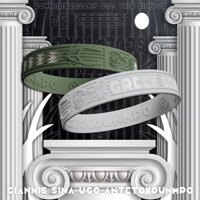 Antetokounmpo Hy Lạp Điêu Khắc Series Vòng Tay Bóng Rổ Kích Thước Buck Dây Đeo Tay Silicon Số Quạt Cung Cấp Quà Tặng #YDSH0225#