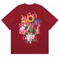 Anti Social Club Áo thun ngắn tay in hoa hướng dương có sẵn