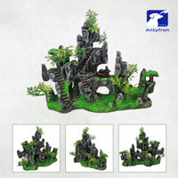 Antyfron Bể Cá Cảnh Quan Cây Thủy Sinh Tay Nghề Đẹp Tinh Tế Thực Tế Hai Mặt Cải Thiện Không Khí Nhựa Giả Đá Trang Trí Bể Cá Cho Văn Phòng