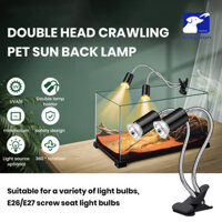 Antyfron Bò Sát Giữ Đèn Nhiệt Hai Đầu Với 2 / 4 / 6H Chu Kỳ Hẹn Giờ Cổ Ngỗng Có Thể Điều Chỉnh Rùa Thằn Lằn Rắn UVA / B Basking Bóng Đèn Giá Kẹp Kim Loại