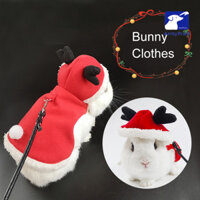 Antyfron Bunny Quần Áo Có Dây Xích Chống Gió Dày Động Vật Nhỏ Thỏ Ấm Áo Cho Giáng Sinh