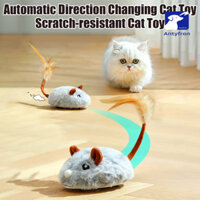 Antyfron Chuột Điện Đồ Chơi Cho Mèo USB Sạc Tương Tác Mèo Con Đồ Chơi Có Đuôi Lông Vũ Tự Động Di Chuyển Sang Trọng Chuột Cho Mèo Trong Nhà