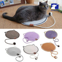 Antyfron Mèo Scratcher Thảm Cotton Tự Nhiên Dây Xước Thảm Thiết Kế Tai Mèo Scratcher Với Bóng Đồ Chơi Bảo Vệ Nội Thất Cho Treo Tường Ghế Sofa Thảm