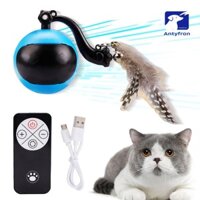 Antyfron Tương Tác Mèo Bóng Đồ Chơi Có Điều Khiển Từ Xa Tự Động Di Chuyển Lăn Lông Mèo Đồ Chơi USB Sạc Cảm Biến Chuyển Động Đồ Chơi Cho Mèo