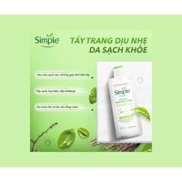 ☘️NƯỚC TẨY TRANG SIMPLE - Skin Micellar Cleansing Water 200ml (Xanh Lá)☘️