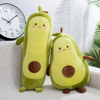 ANVIHOME Gối Ôm Quả Bơ Xanh Dáng dài Siêu mềm mịn Gấu Bông hình quả bơ dài siêu cute