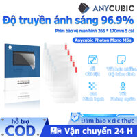 Anycubic máy in 3d Photon Mono M5s&M5s Pro Film 5Pcs Thật for 10.1 inch LCD UV Resin 3D Printer-Độ dày 0.1mm