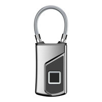 Anytek L1+ Waterproof Keyless Portable Bluetooth Smart Fingerprint Lock Padlock Anti-Theft Ios Android APP Control Door Cabinet Padlock