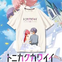 Anyway t-shirt short-sleeved rất dễ thương yuzaki starry sky yuzaki si yui men women two-dimensional clothes