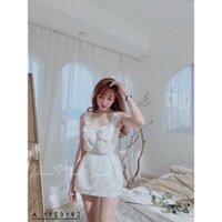 Áo 2 dây bản to thắt nơ trước (5 màu)