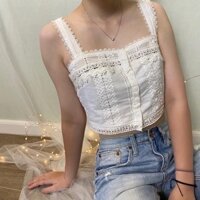 Áo 2 dây croptop