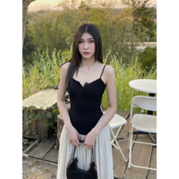 áo 2 dây vạt bầu (Chất thun tăm mịn)