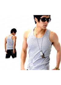 ÁO 3 LỖ NAM - COTTON THIÊN NHIÊN - XÁM TRẮNG - XL