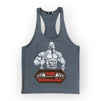 Áo 3 lỗ nam thể thao DO GYM SHOP form body đẹp, thun lạnh 4 chiều thoáng mát - MÀU XÁM - L 65 -74kg dưới 1m75