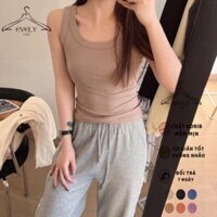 Áo 3 lỗ nữ cao cấp chất thun tăm co dãn 4 chiều cực đẹp