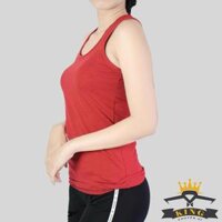 Áo 3 lỗ nữ KING Áo ba lỗ nữ vải dày cao cấp U01 - Đỏ đô - 2XL 60-65kg  >1m65