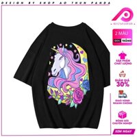 Áo 3158 Pastel Goth Unicorn Stars Flowers T-Shirt PANDA MANGA JAP202111231