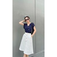 Áo 3SPRIT in họa tiết, cổ chữ  V, chui đầu
